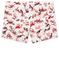 Burnt Boardshort - White