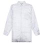 Padded Stripe L/S Shirt - Blue