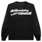 L/S T-Shirt Destruction - Black