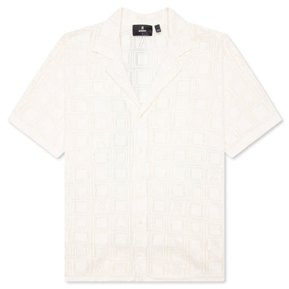 Lace Knit Shirt - Chalk