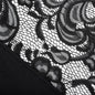 Lace Panel Hoodie - Black