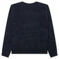 Landscaped Knitted Pullover - Navy Blue