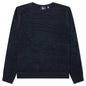 Landscaped Knitted Pullover - Navy Blue