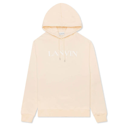 Embroidered Hoodie - Cream