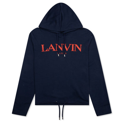 Embroidered Hoodie - Navy