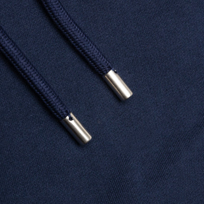 Embroidered Hoodie - Navy