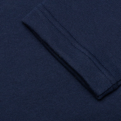 Embroidered Hoodie - Navy