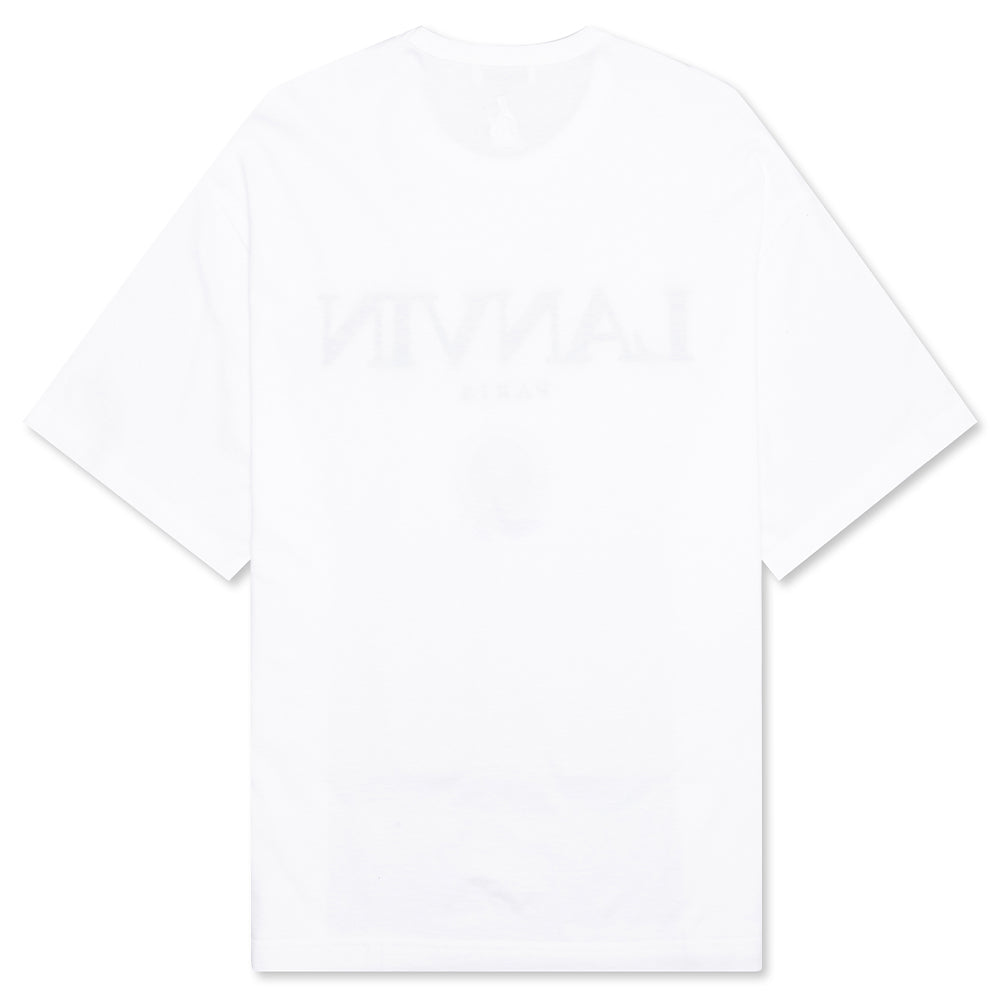 Embroidered Oversize Tee - White