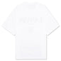 Embroidered Oversize Tee - White