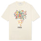 Flower Scratch & Smell Regular T-Shirt - Cream