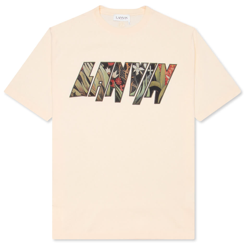 Forest Applied T-Shirt - Cream