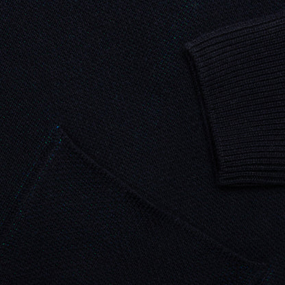 Jacquard Cardigan - Midnight Blue