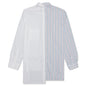 Patchwork L/S Shirt - White