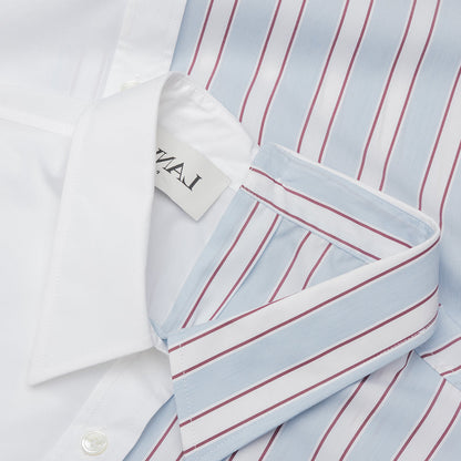 Patchwork L/S Shirt - White