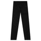Straight Fluid Pants w/ Drawstrings - Black