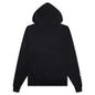 Leather Studded Logo Hoodie - Black
