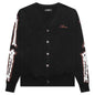Leopard Bones Cardigan - Black