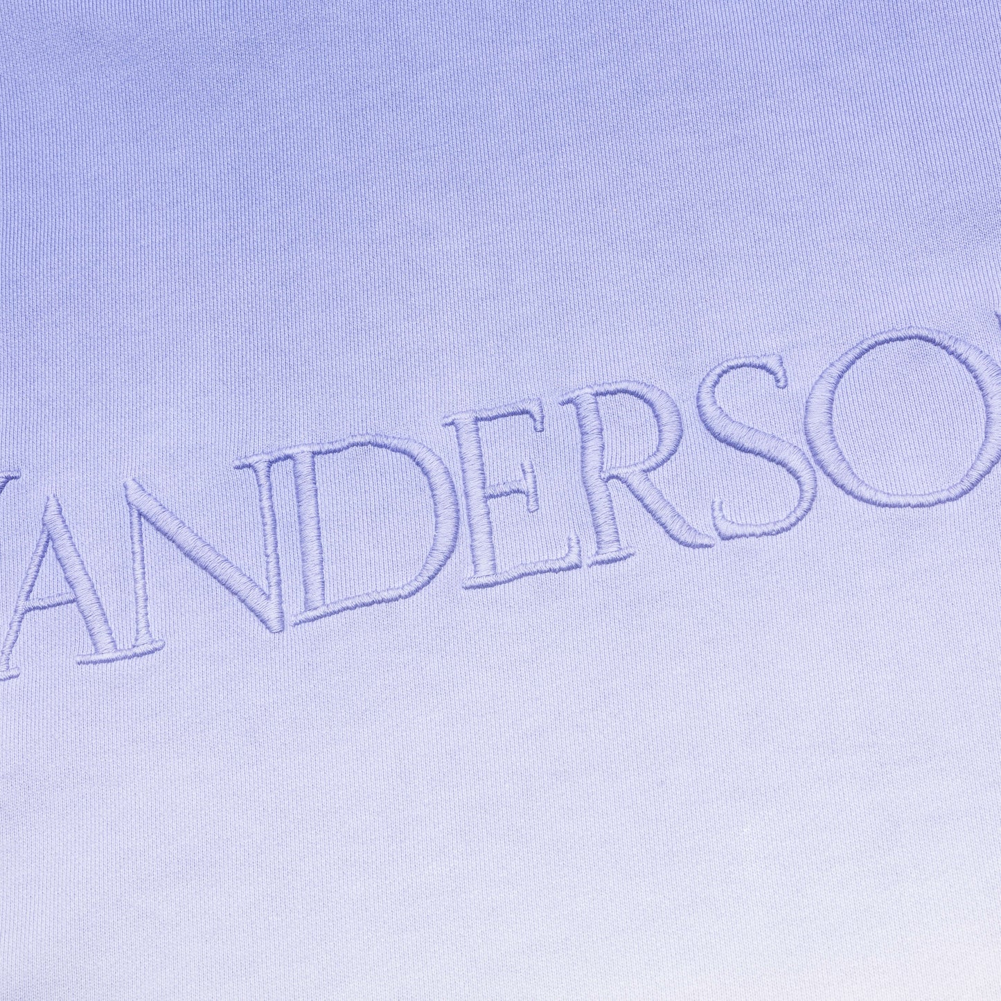 Logo Embroidery Gradient Hoodie - Lavender