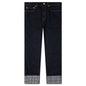 Logo Grid Turn up Workwear Jeans