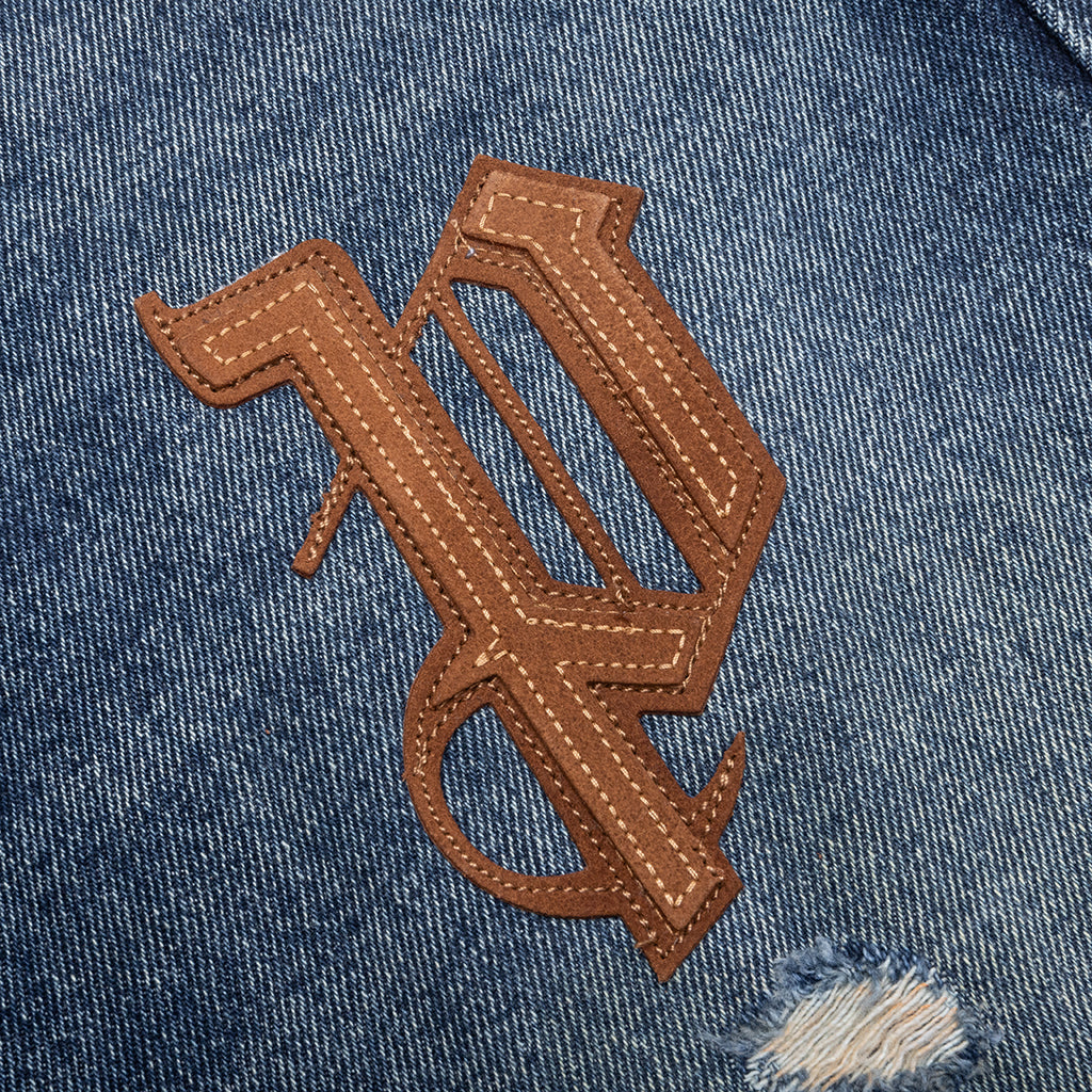 Logo Patch 5 Pockets - Blue/Golden Brown