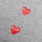 Logo Print Any Heart L/S T-Shirt - Grey