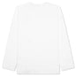 Logo Print Any Heart L/S T-Shirt - White