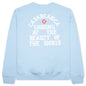 Looking at the Beauty of the World Sweatshirt - Pale Blue
