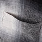 Loose Weave Plaid Shirt - Grey