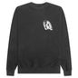 Lucky Number 73 Crewneck - Washed Black