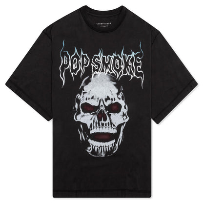 Pop Smoke Tee - Off Black