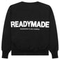 Mock Neck Smile Sweatshirt - Black