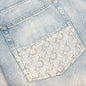 MA Quad Cuff Straight Jean - Antique Indigo