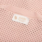 MA Swirl Crochet Crewneck - Blush