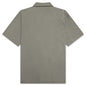 Script Camp Collar Shirt - Washed Khaki
