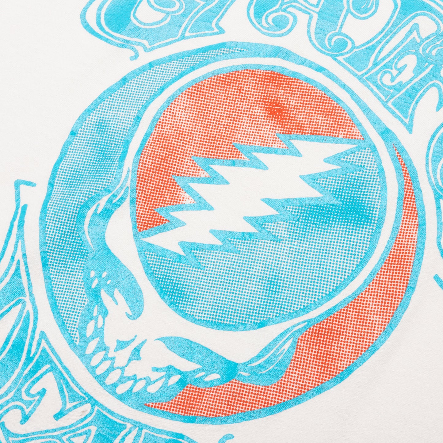 Grateful Dead Steal Your Face Crew Tee - Off-White