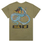 The Clash Straight To Hell Crew Tee - Army Fade