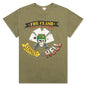The Clash Straight To Hell Crew Tee - Army Fade