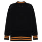 Stripped Pullover - Navy/Orange Stripes