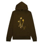 Mushroom Long-Sleeved Hooded Sweatshirt - Military Olive