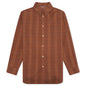 Check Oversized Shirt - Brick