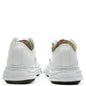 Hank Low OG Sole Toe Cap Leather Sneaker - White
