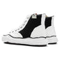Peterson High OG Sole Rubber Painted Canvas Sneaker - Black/White