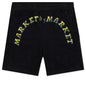 Cali Lock Gradient Sweatshorts - Black 