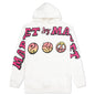 Cali Lock Peace Hoodie - Cream