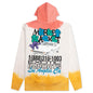 Exotic Automobile Tie-Dye Hoodie - Red/Yellow
