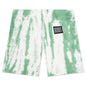 Growth Green Stripe Tie-Dye Sweatshorts - Green 