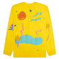 Meet me Offline L/S T-Shirt - Yellow
