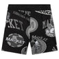 Monogram AOP Grayscale Sweatshorts - Black
