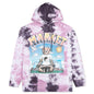 Namaste Bear Day and Night Hoodie - Lavender Lizard Tie-Dye