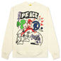 Peace And Power Crewneck - Cream